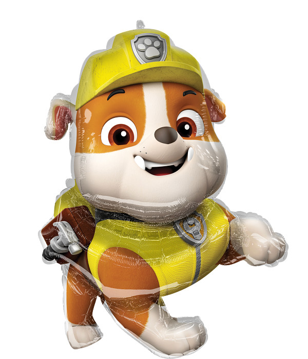 SuperShape Paw Patrol Rubble Foil Balloon - 63cm x 81cm