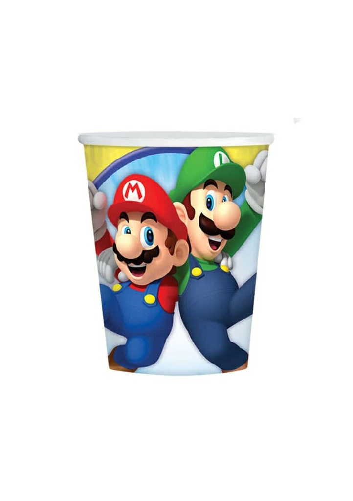 [9901537-66] Super Mario Cups 250ml - 8pk