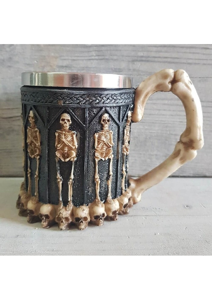 Halloween Skeletons Body Mug - 11cm x 15cm
