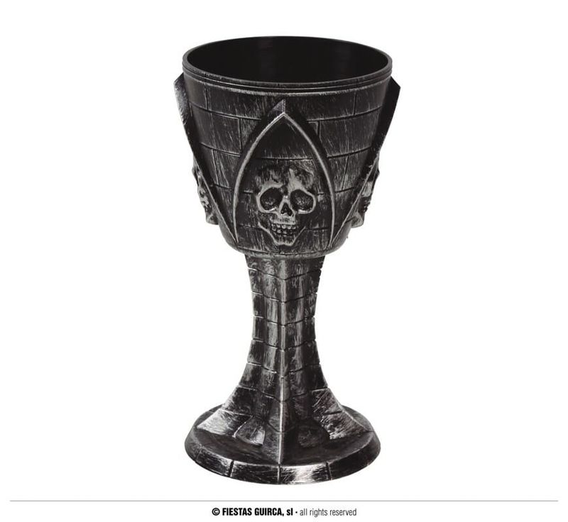 Chalice with Skull - 19cm