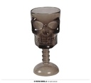 Black Skull Glass - 18cm