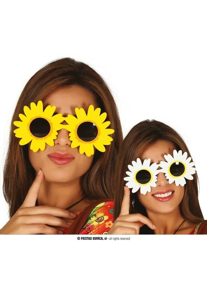 Hippie Assorted Daisies Glasses