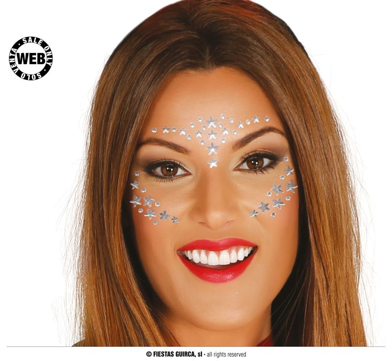 [15831] Adhesive Face Jewelry Set