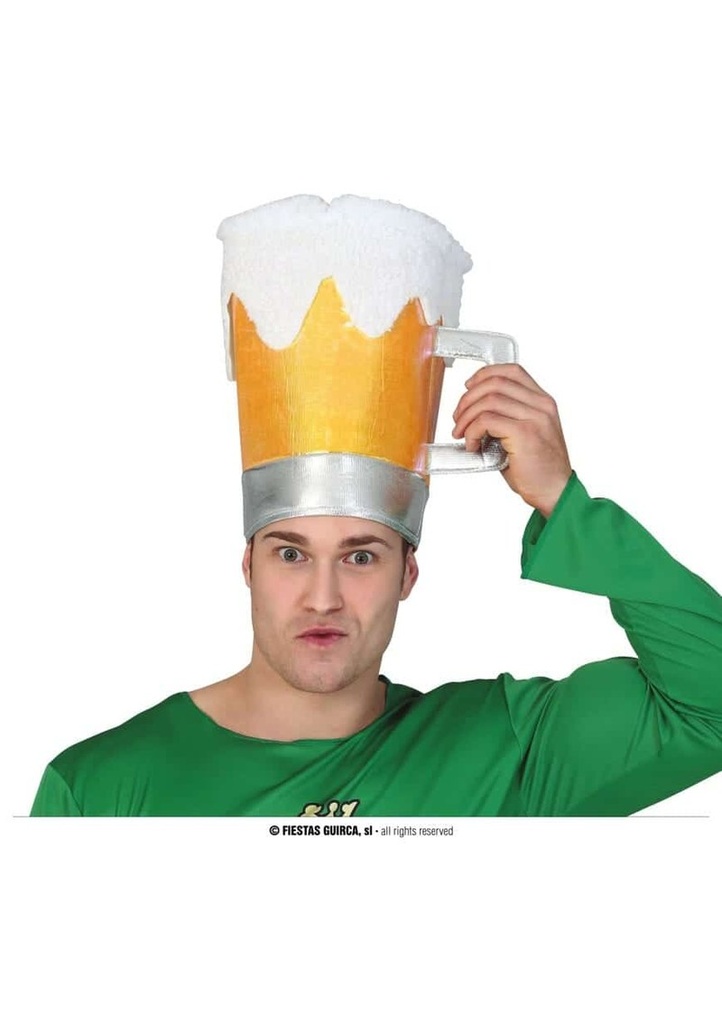 St Patrick's Beer Mug Hat - Adult One Size