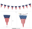 America Pennant Flag Banner - 10Mts