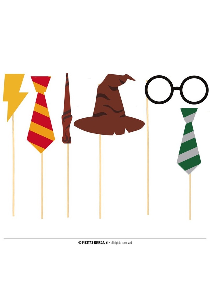 [7271] Harry Potter Photo Props - 6pk