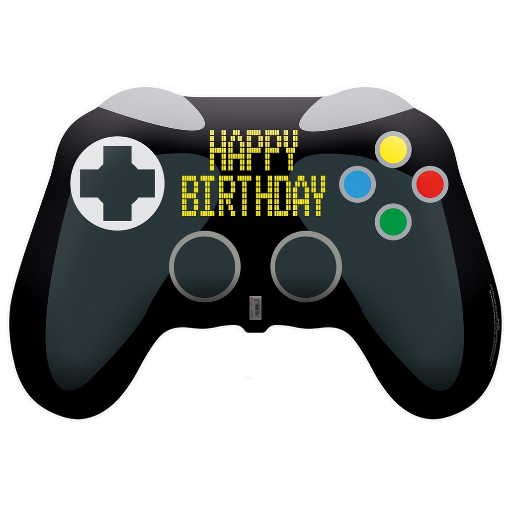 [9917264] Large Shape Game Controller Foil Balloon 45cm x 52cm