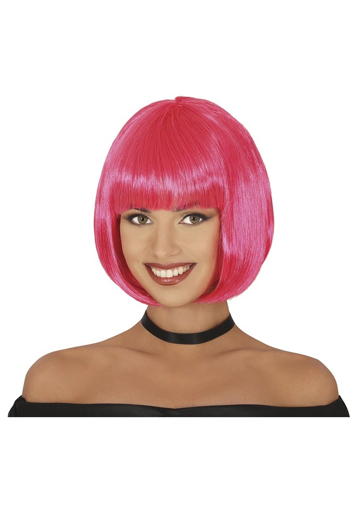 Pink Bob Wig - Adult One Size