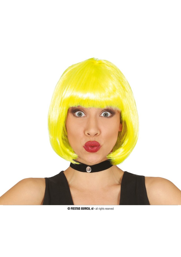 Yellow Bob Wig - Adult One Size