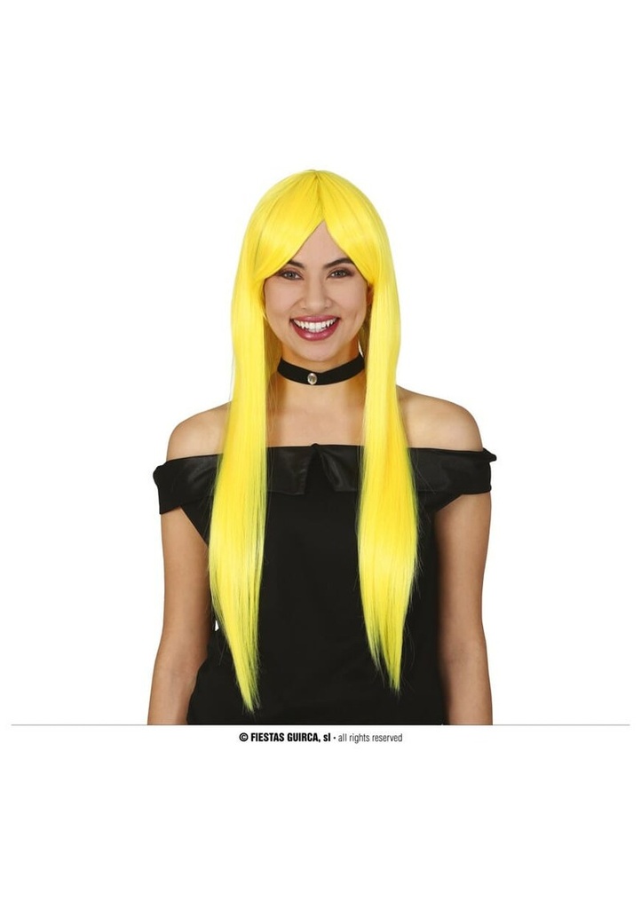 Yellow Long Straight Wig - Adult One Size