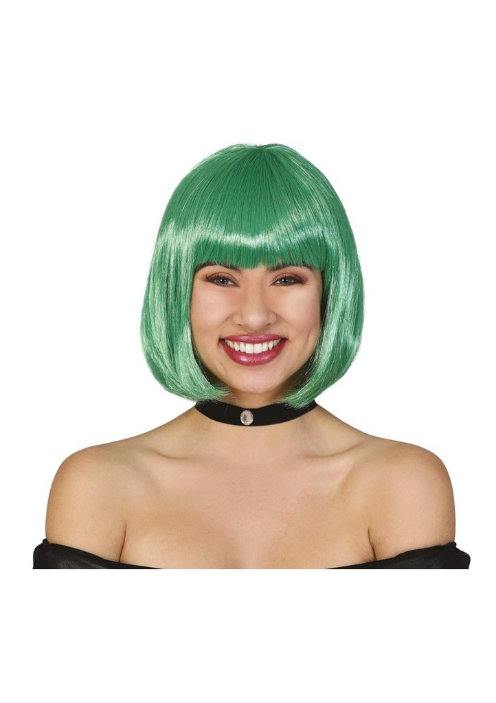 Green Bob Wig - Adult One Size
