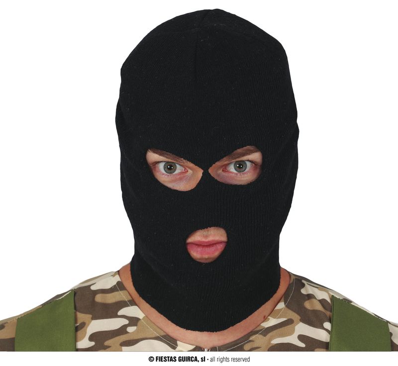 [2993] Black Balaclava Ski Mask - Adult One Size