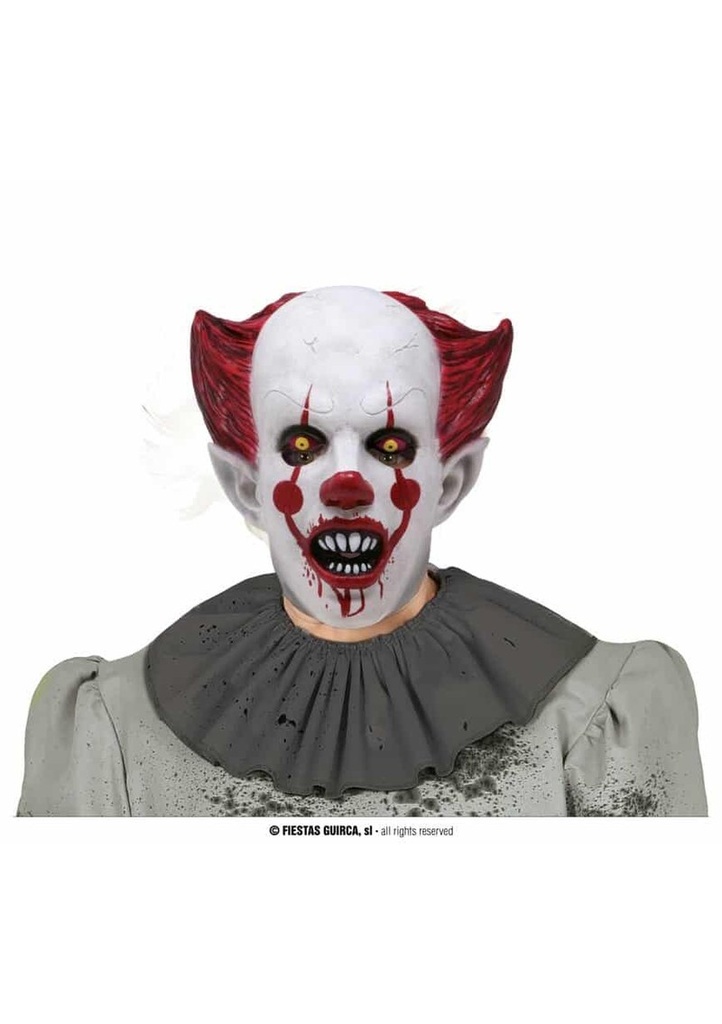 IT Killer Clown Latex Mask - Adult One Size