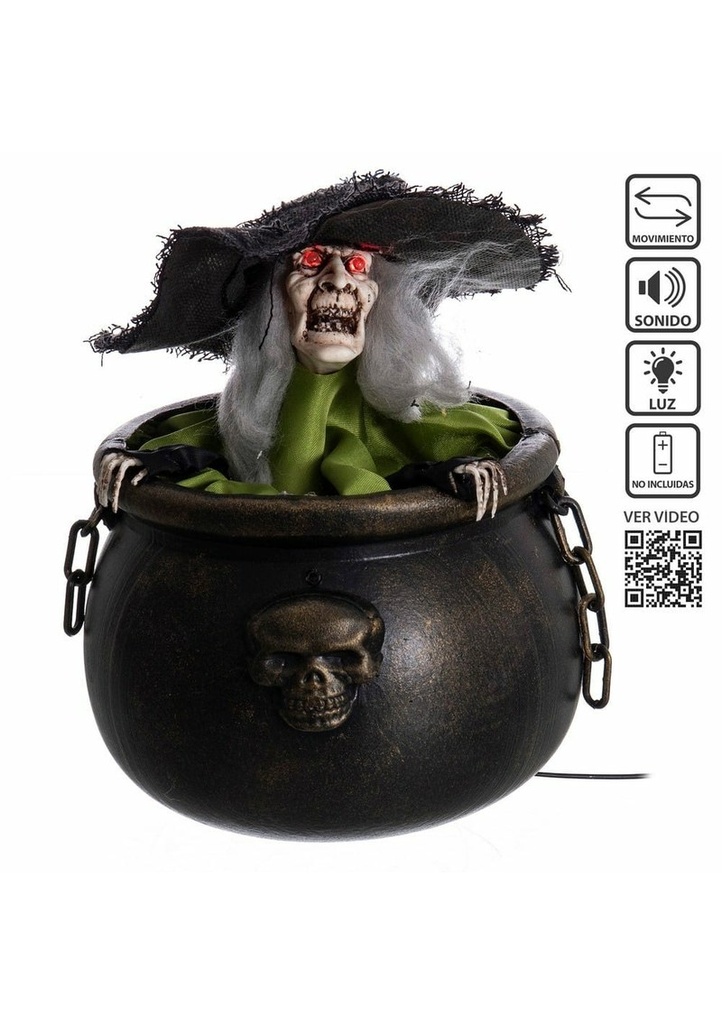 Witch Cauldron - 19x19x25cm