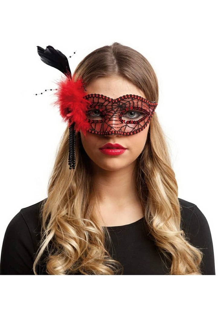 Venetian Metal & Fabric Eye Mask