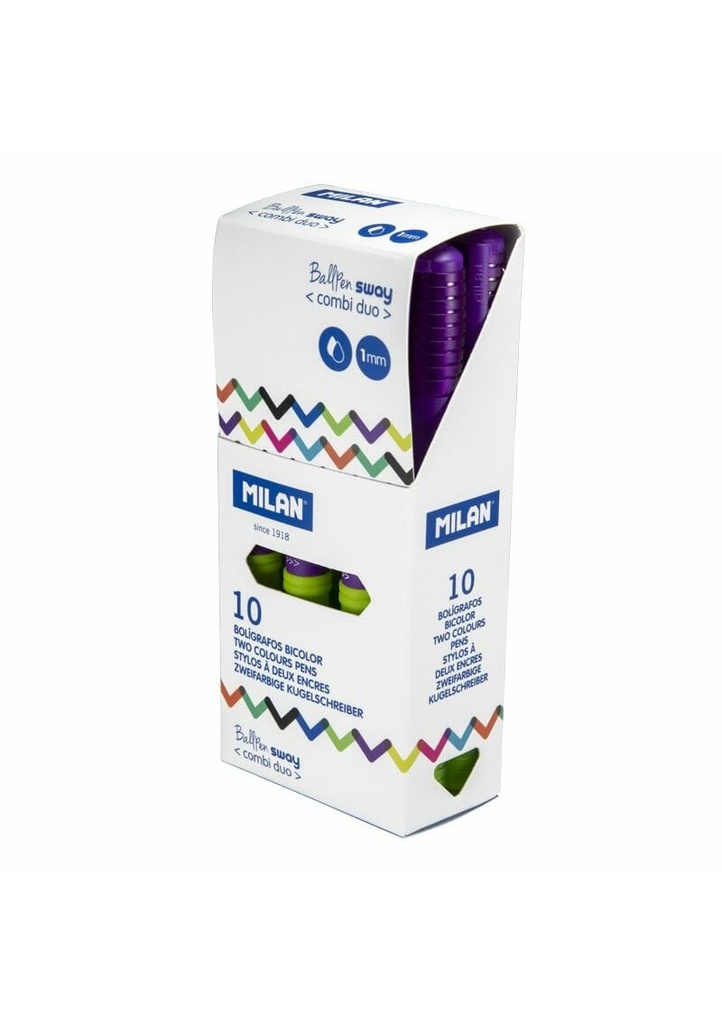 Sway Combi Duo Ball Pens Lilac - Light Green
