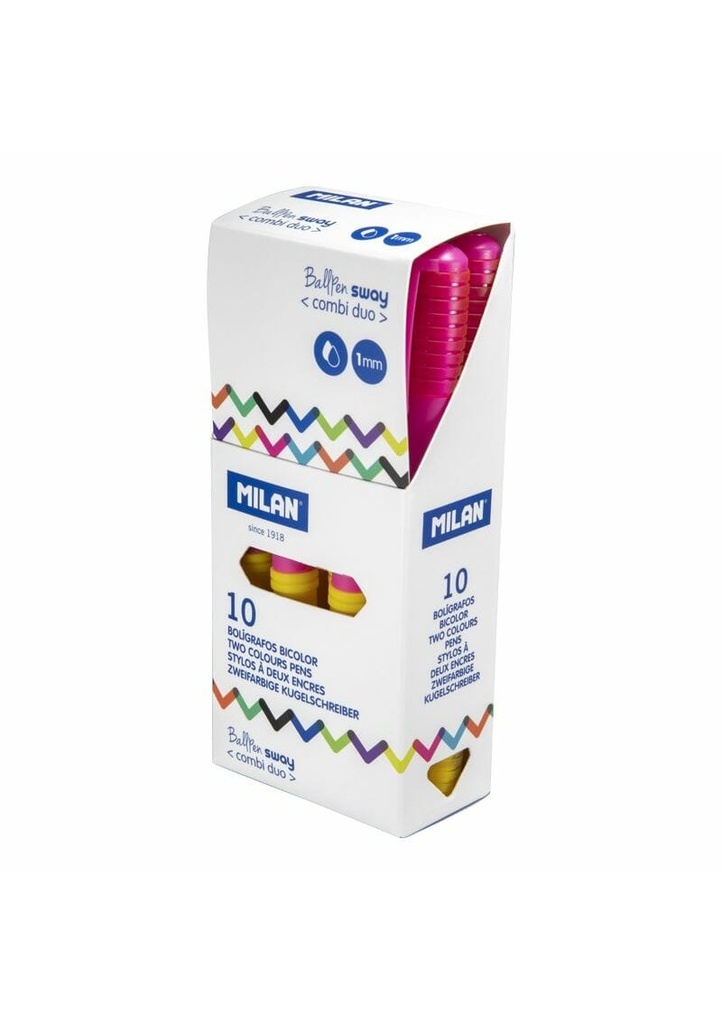 [17658423210] Sway Combi Duo Ball Pen Pink - Yellow
