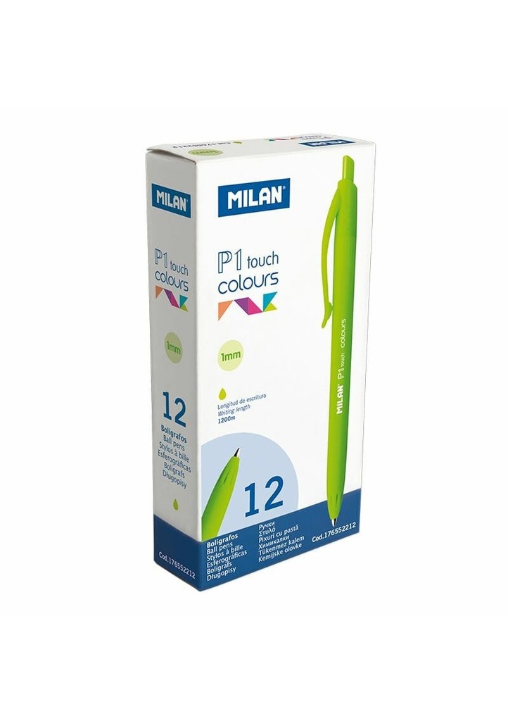 [176552212] Green Ball Pens P1 Touch Coloured Pen