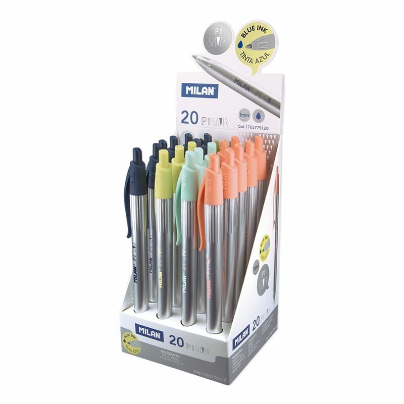 [1765779120] Blue Ball Pens P1 Silver