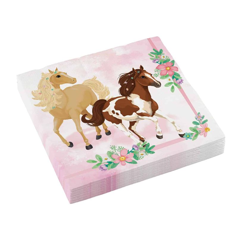 Beautiful Horses Napkins 33 x 33cm - 20pk
