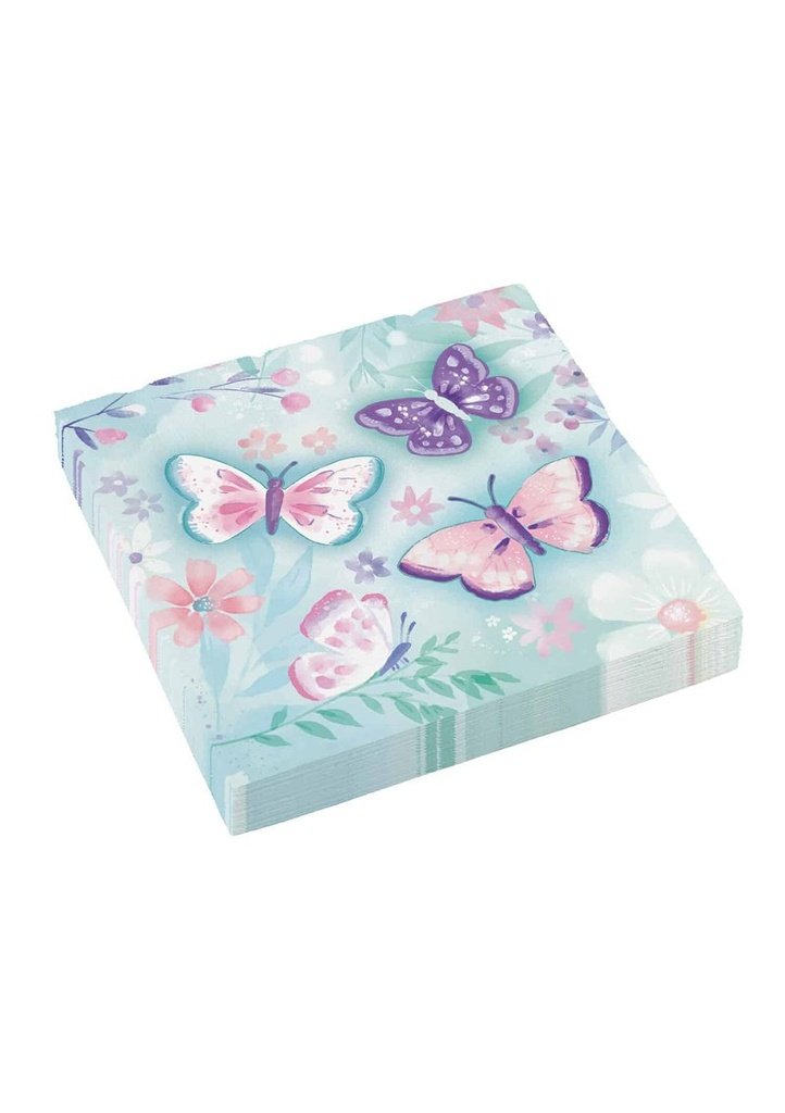 [512712] Flutter Napkins 33 x 33cm - 16pk