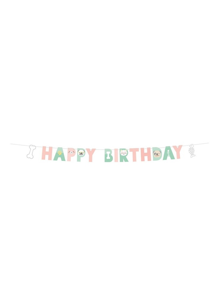 [9906546] Hello Pets Letter Banner - 180 x 15cm