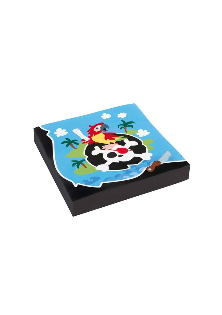 Pirate Napkins 33 x 33cm - 20pk