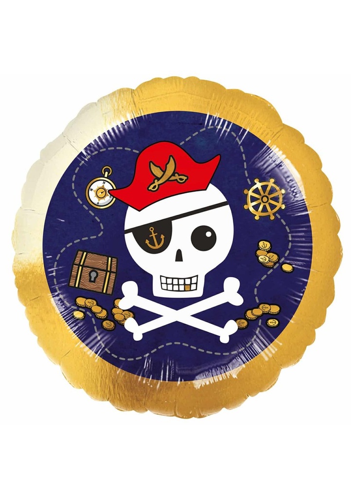 Pirates Map Foil Balloon - 34cm