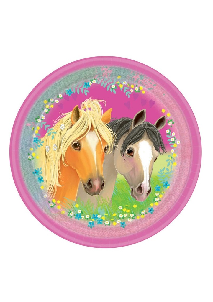 Pretty Pony Paper Plates 22.8cm - 8pk