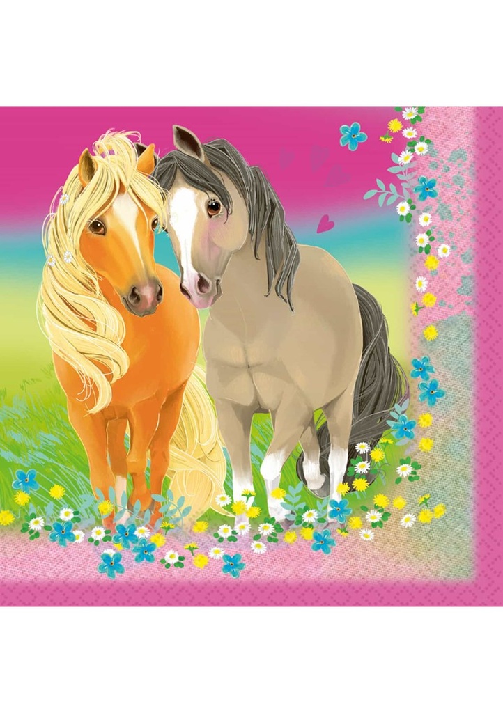Pretty Pony Napkins 33 x 33cm - 20pk