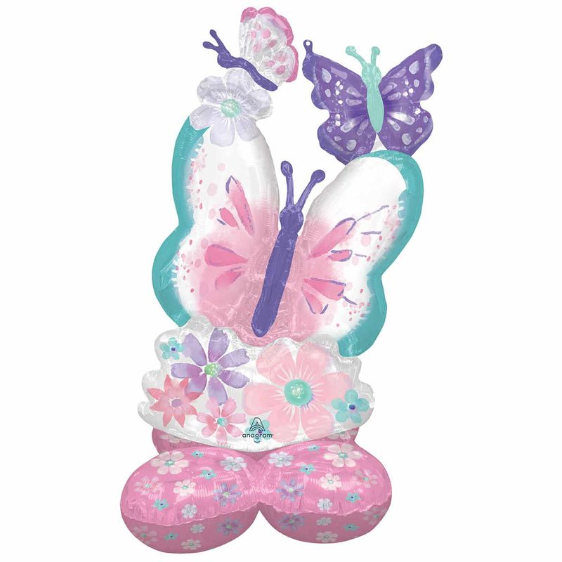 [4280911] AirLoonz Flutters Butterfly Foil Balloon 71cm x 111cm – Air Fill Only