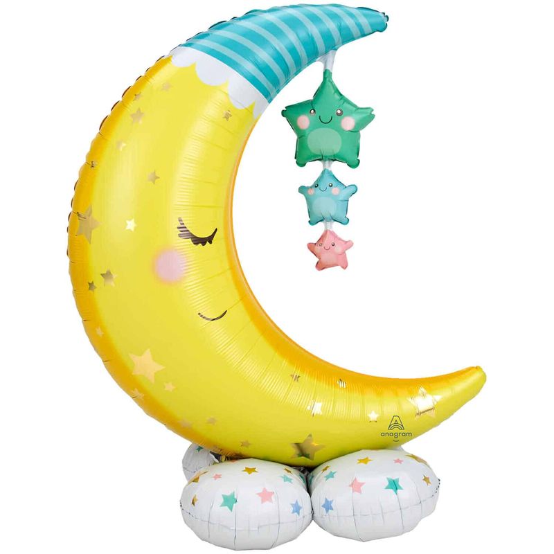[4245911] AirLoonz Moon & Stars - 101cm x 139cm (Air Fill Only)