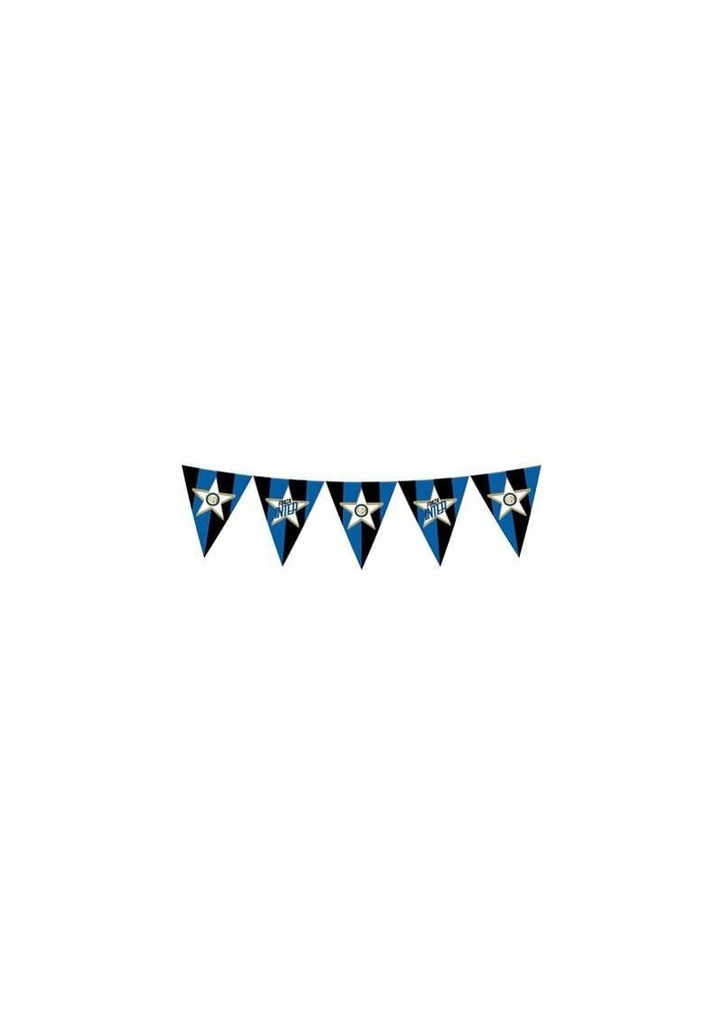 Inter Triangle Paper Flag Banner - 295cm