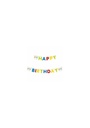 Happy Birthday Streamers Happy Birthday Die-cut  Banner