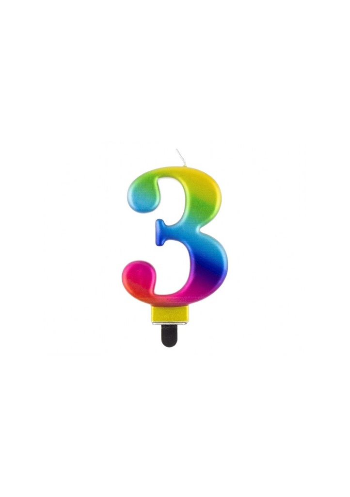 Galaxy Birthday Candle (8cm) - No.3