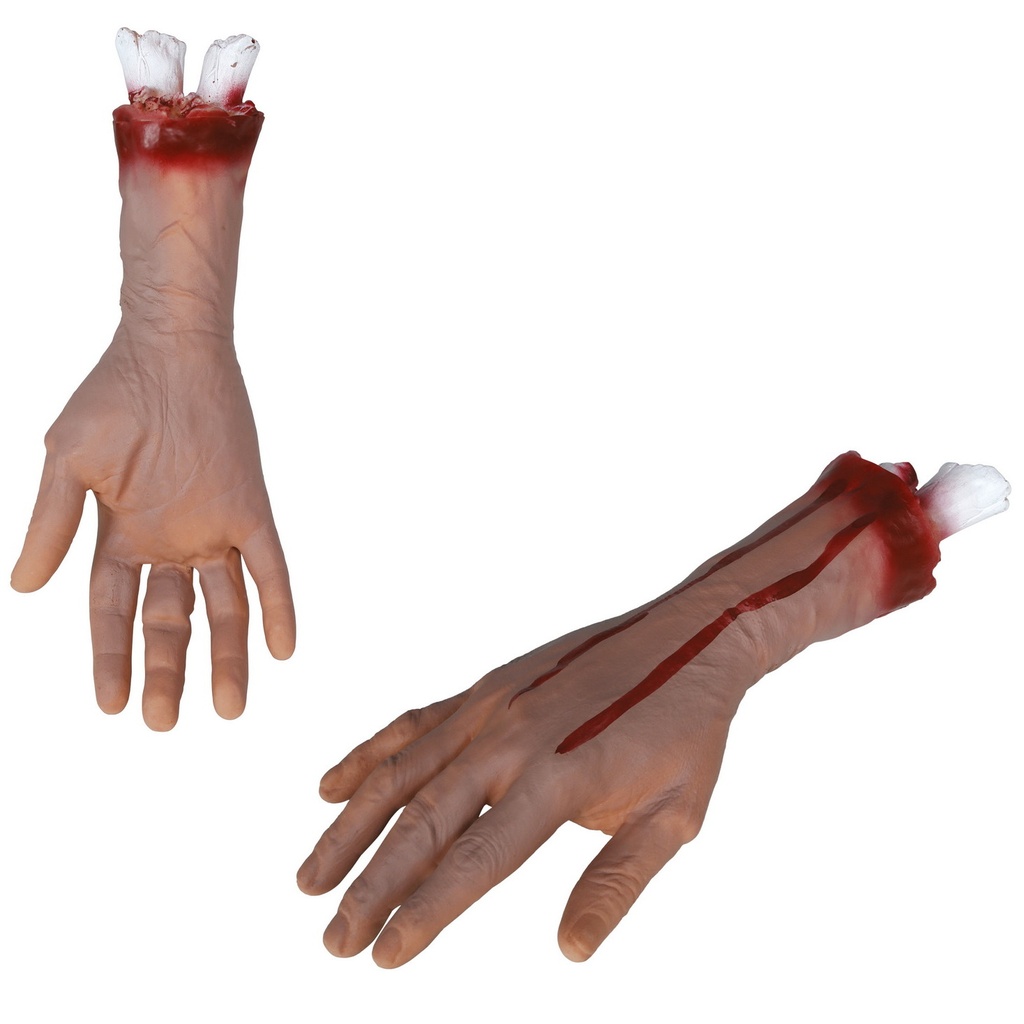 [29675] Halloween Hand Latex 31cm - 1pc