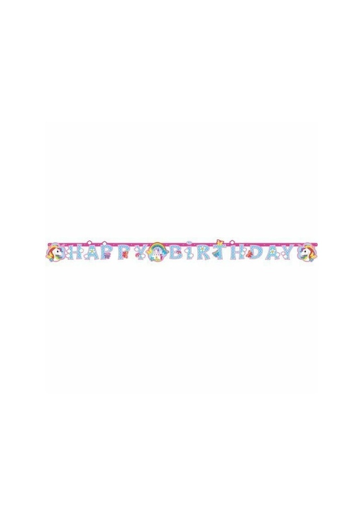 Unicorn Letter Banner - 1.79m