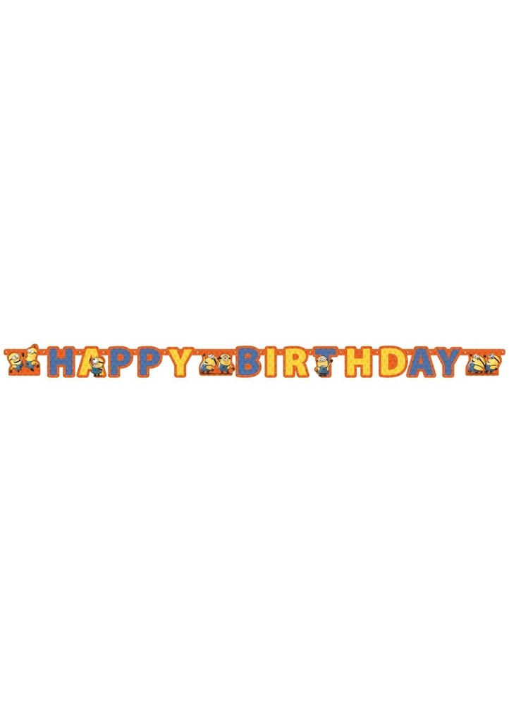 Minions Letter Banner - 1.80m