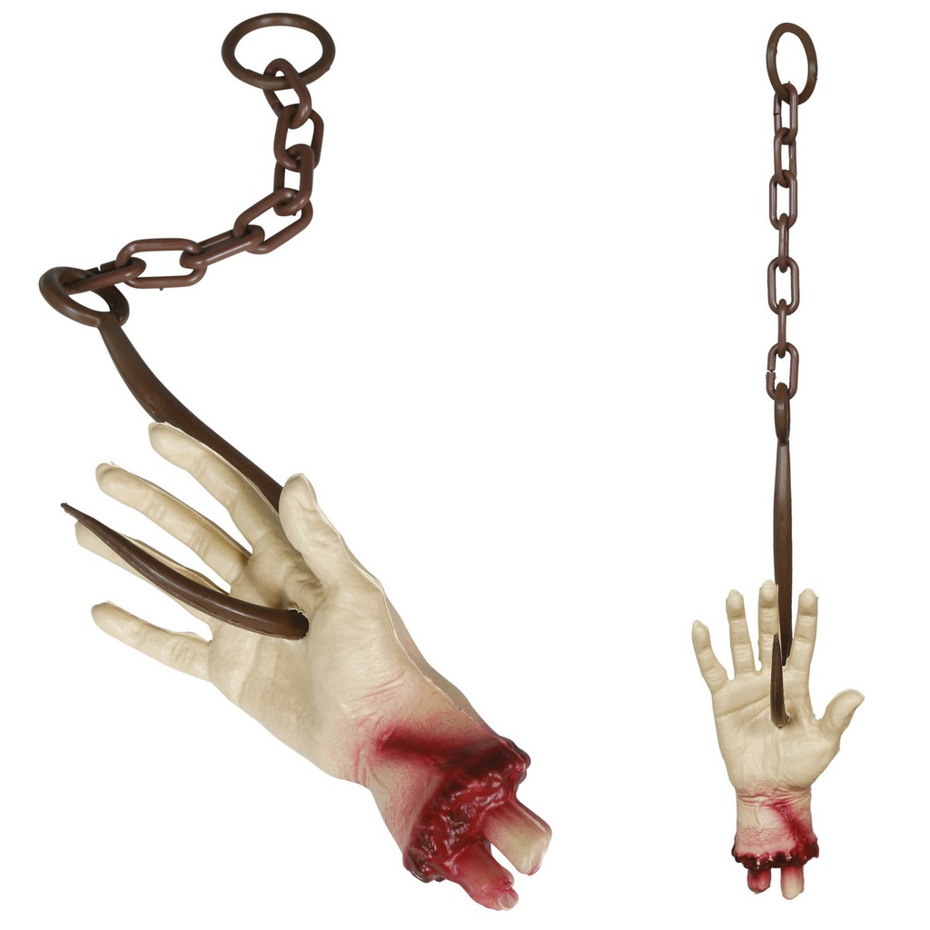 [29674] Halloween Hand With Hook 57cm
