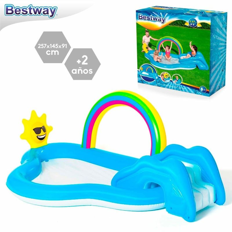 Bestway Rainbow N Shine Pool & Play Centre 257x145x91cm (Online Only)