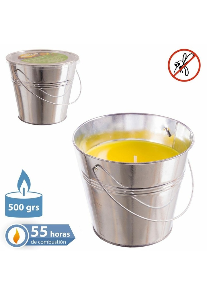 Vela Citronella 16cm x 14cm (55 Hrs Burn Time) - 500g