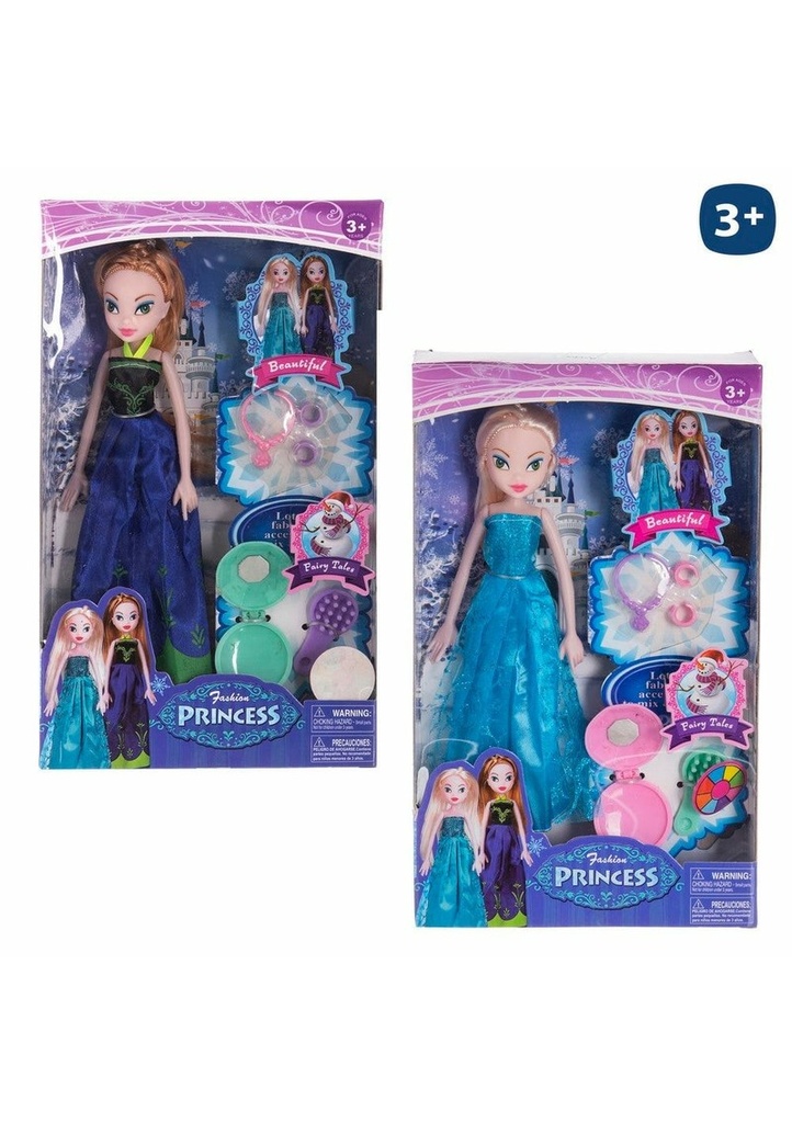 Snow Princess Doll With Accessories - 23cm