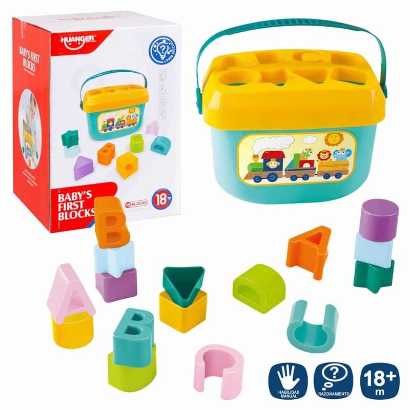 [700053] Baby's First Blocks - 13.5cm (16pcs)