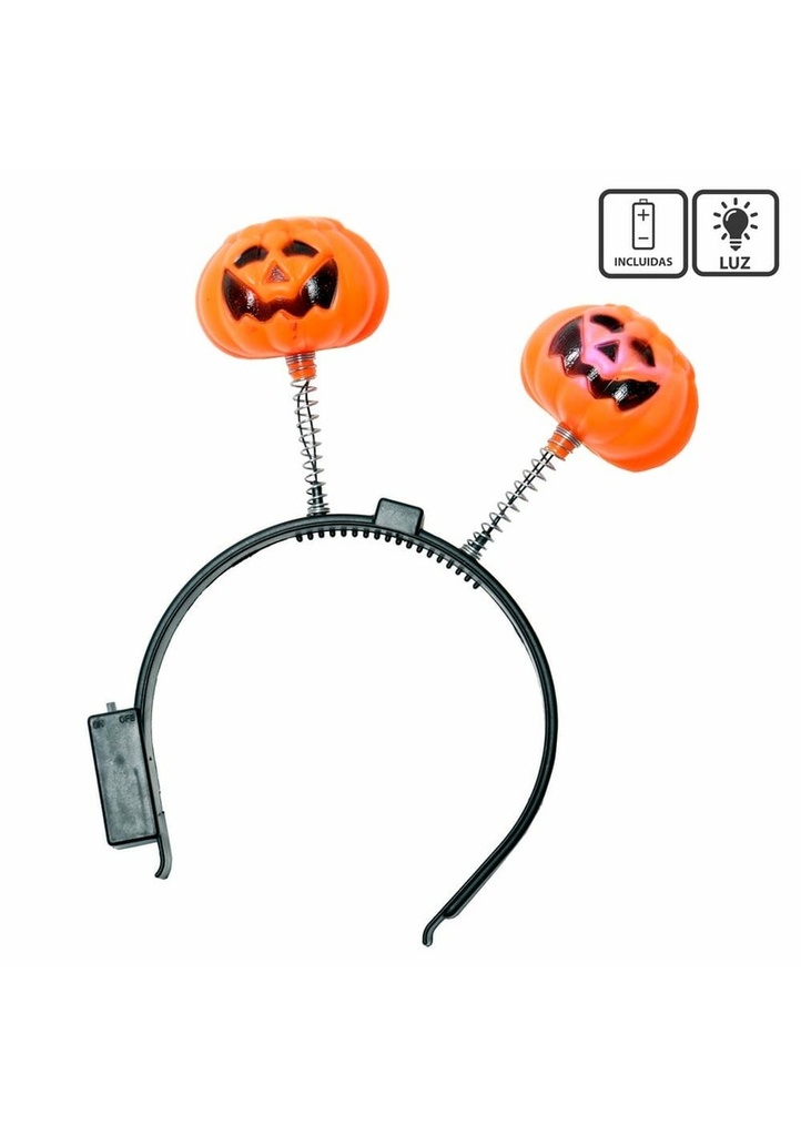 Pumpkin Headband with Light - 22cm