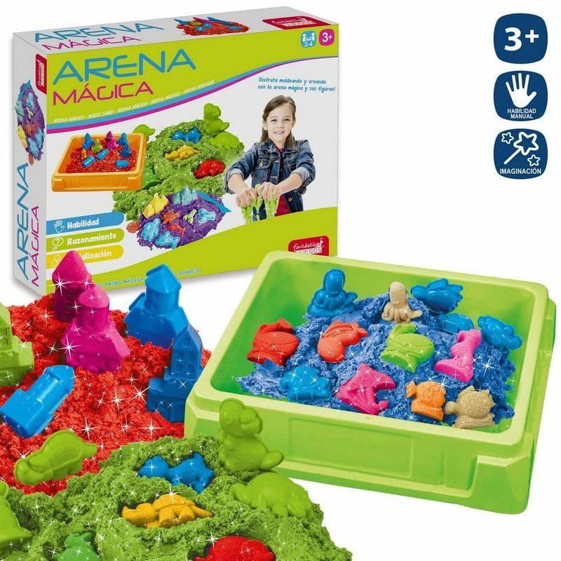 [96183] Arena Magic Sand With Tray & Models Animals - 10pcs