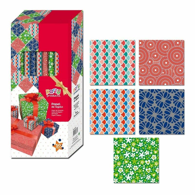 [68836] ALL YEAR GIFT WRAP ROLL - 5 MODELS 70 X 200 CM