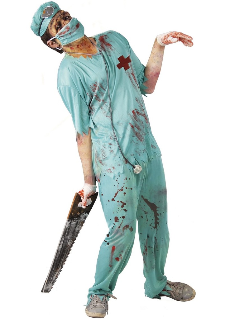 [84691] Zombie Surgeon Costume - Adult Size Medium (48-50)
