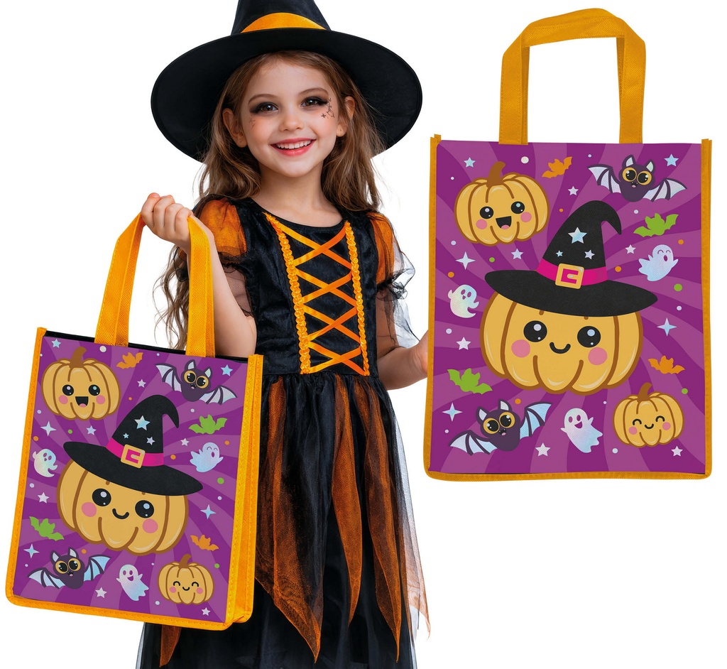 Halloween Bag Pumpkins 36x30cm