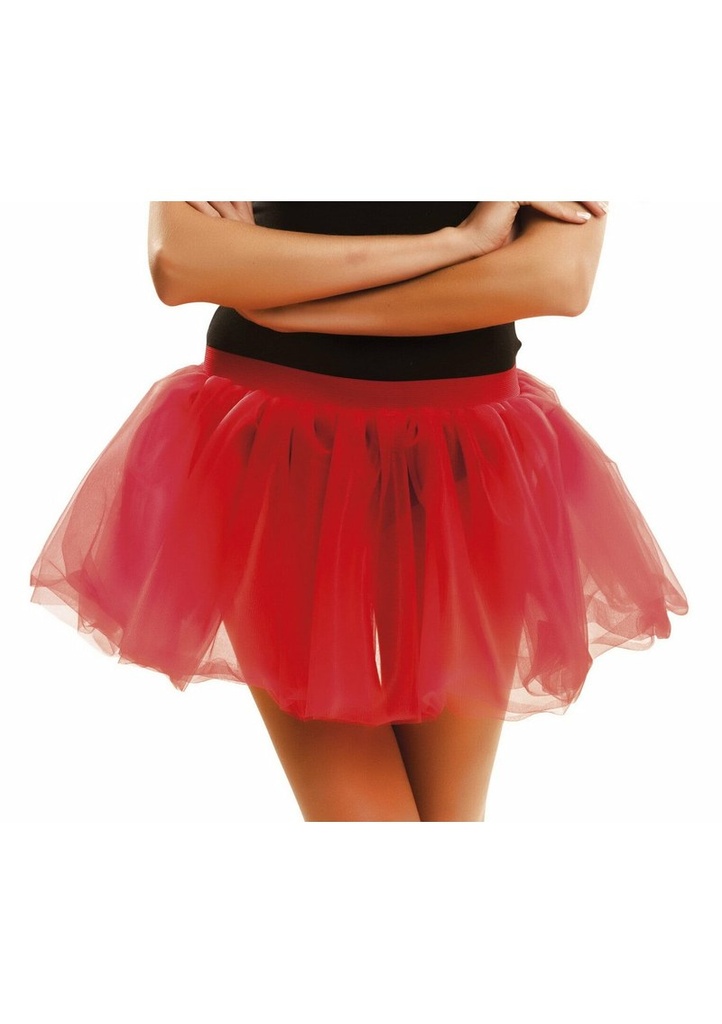 Short Red Sweet Troll Tutu (3 Layers) - Adult One Size