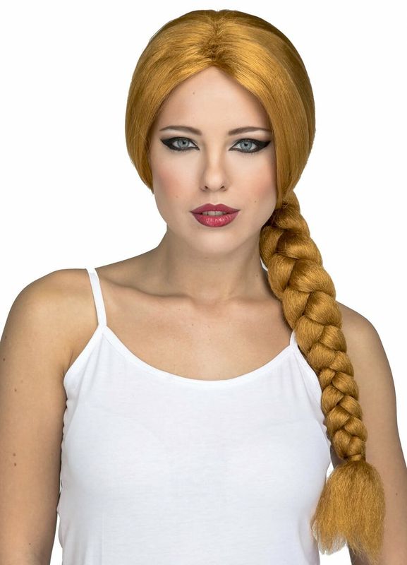 Blonde Long Wig with Braids - Adult One Size